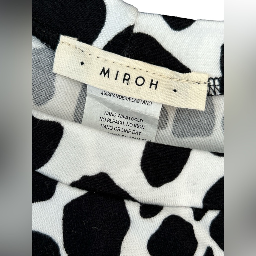 Miroh body on sexy black white dress S - Picture 4 of 4